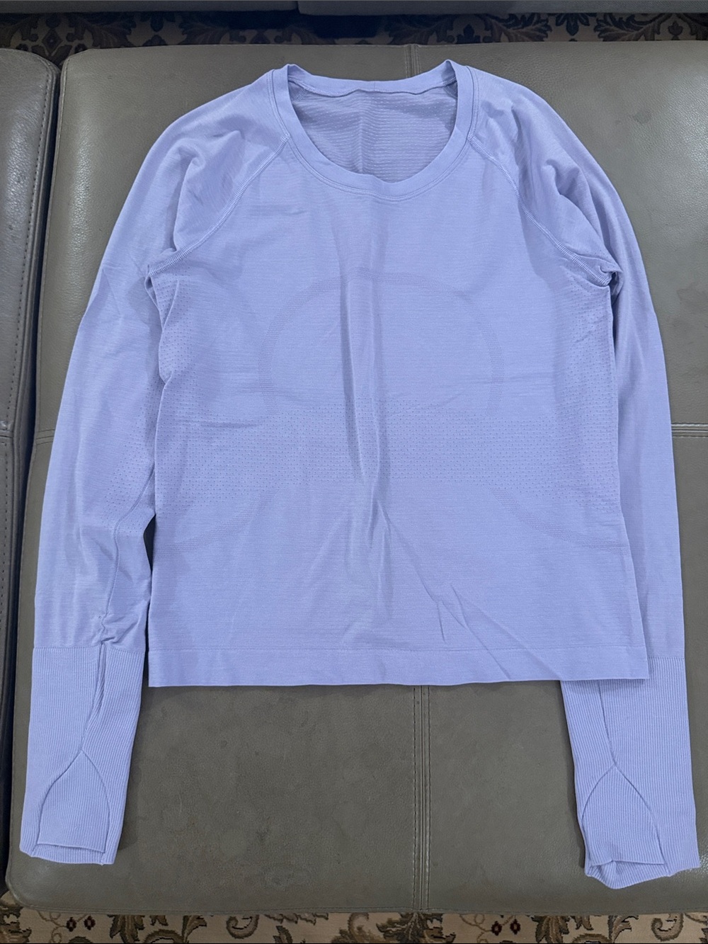 Lululemon Swiftly Relaxed Long-Sleeve Shirt Hip Length Purple Size 2